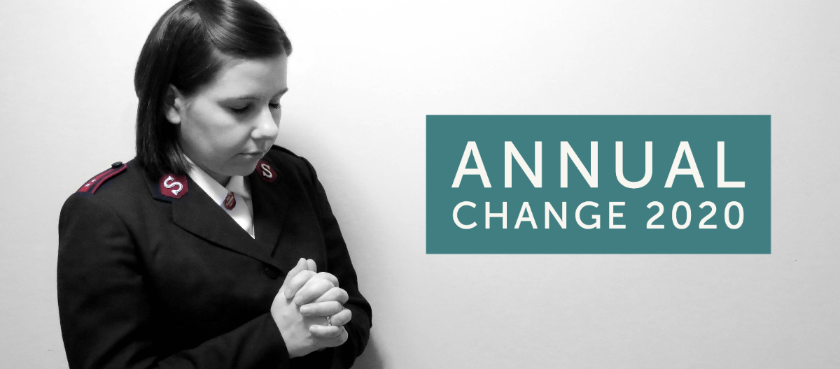 Annual Change 2020 Salvation Army Canada